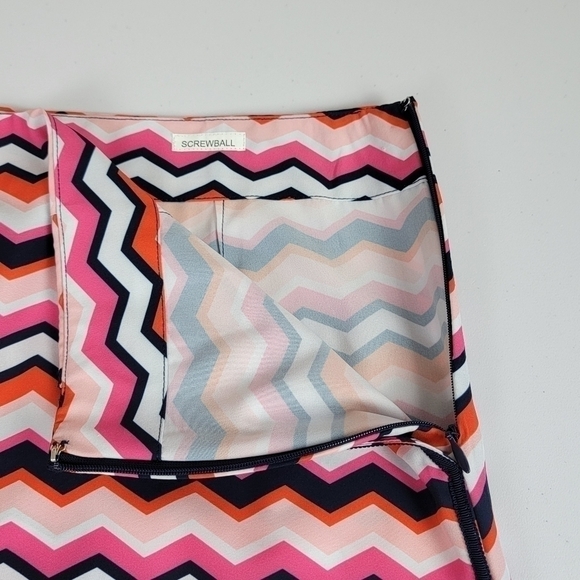 Golftini Multi Color Performance Stretch Screwball Pickleball Skirt/Skort Sz 6 L - Picture 6 of 14